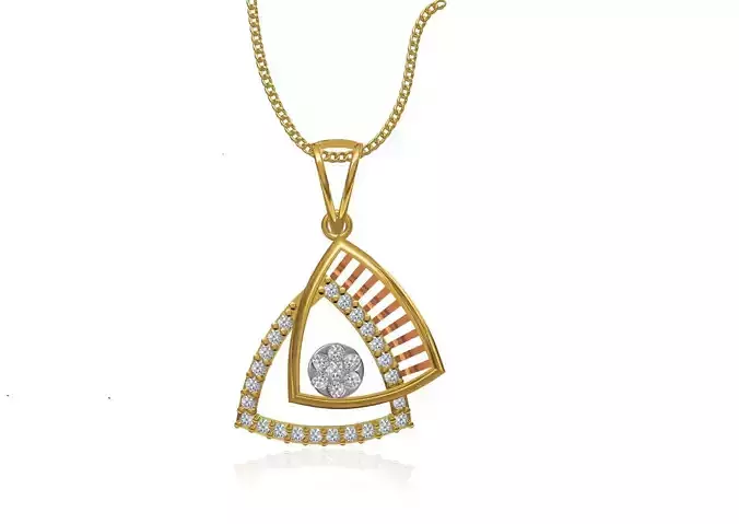 Women Unique Pendant STL JCD Details