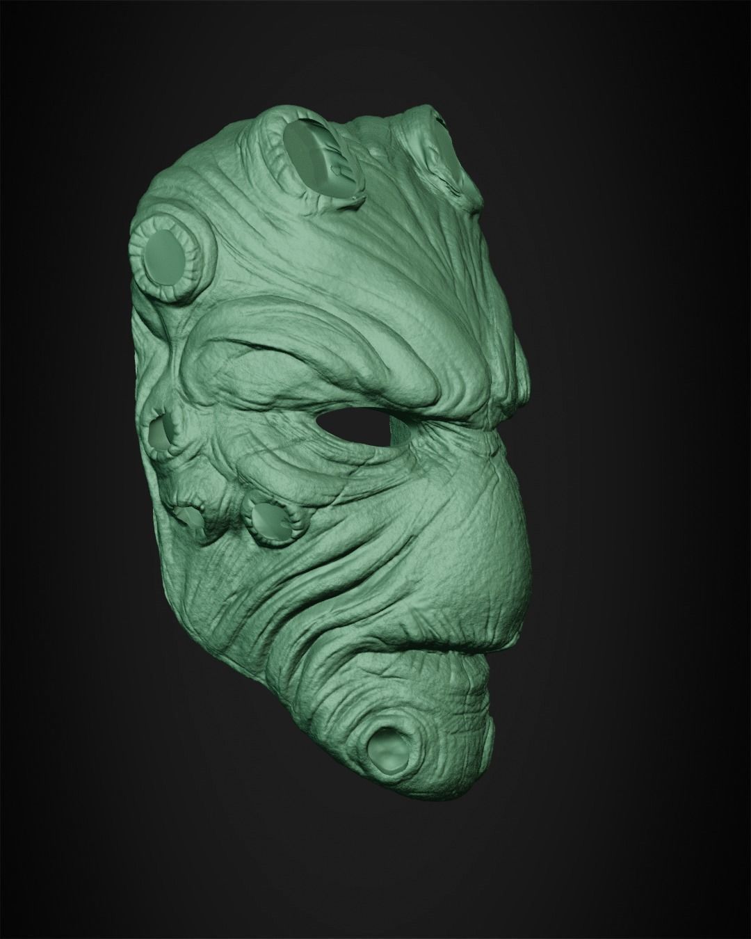 The Mandalorian Vane the Pirate Mask for Cosplay 3D print model_26