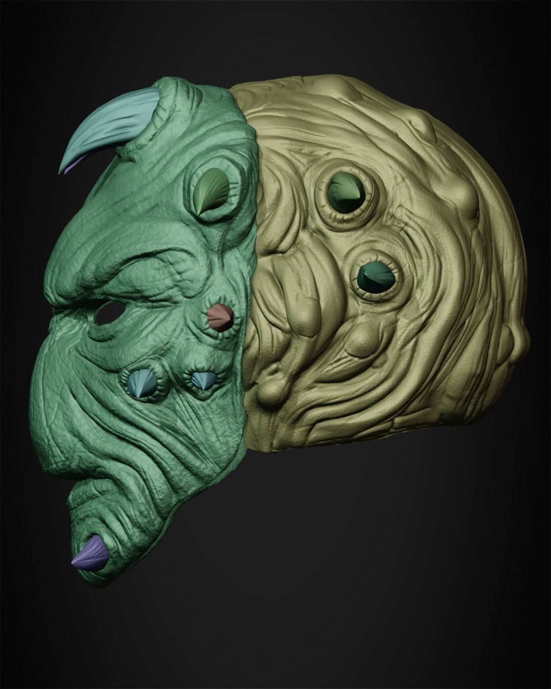 The Mandalorian Vane the Pirate Mask for Cosplay 3D print model_17