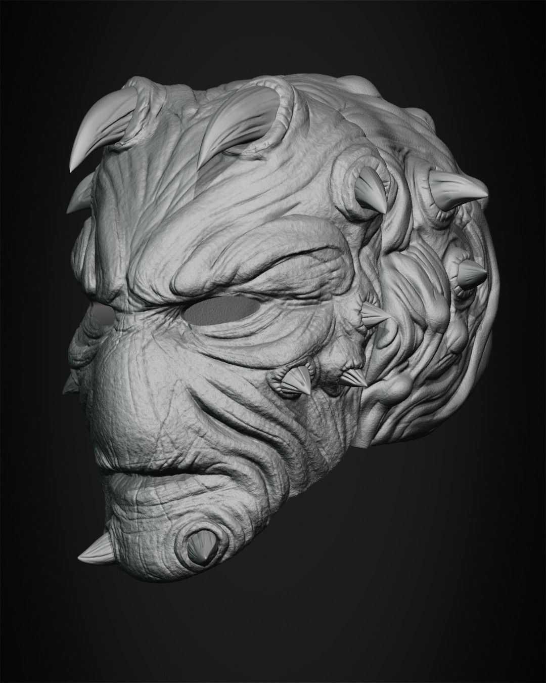 The Mandalorian Vane the Pirate Mask for Cosplay 3D print model_11