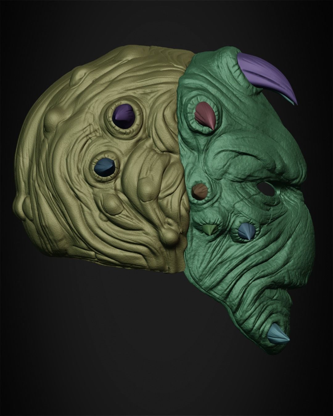 The Mandalorian Vane the Pirate Mask for Cosplay 3D print model_21