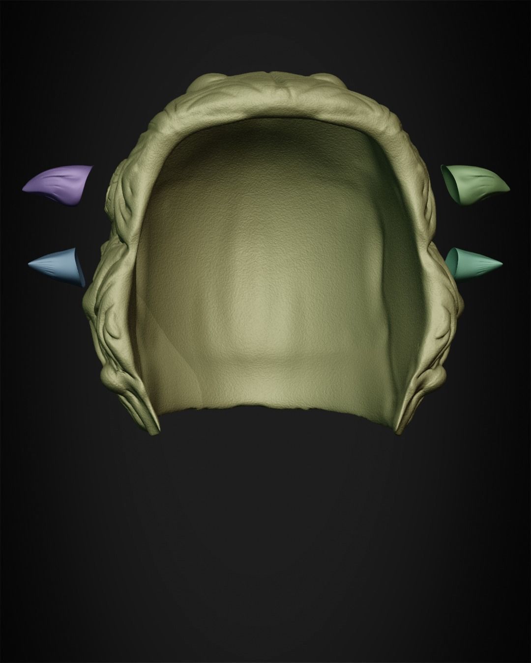 The Mandalorian Vane the Pirate Mask for Cosplay 3D print model_31