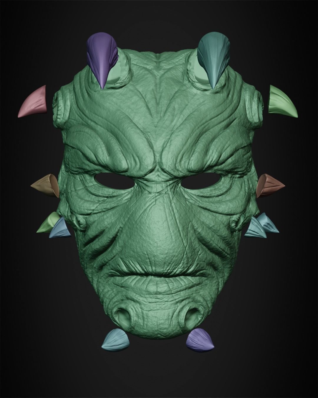 The Mandalorian Vane the Pirate Mask for Cosplay 3D print model_23