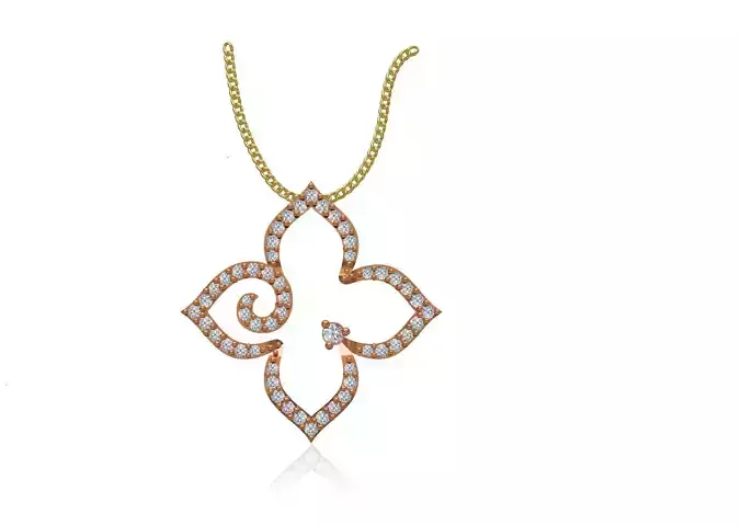 Women Unique Pendant STL JCD Details