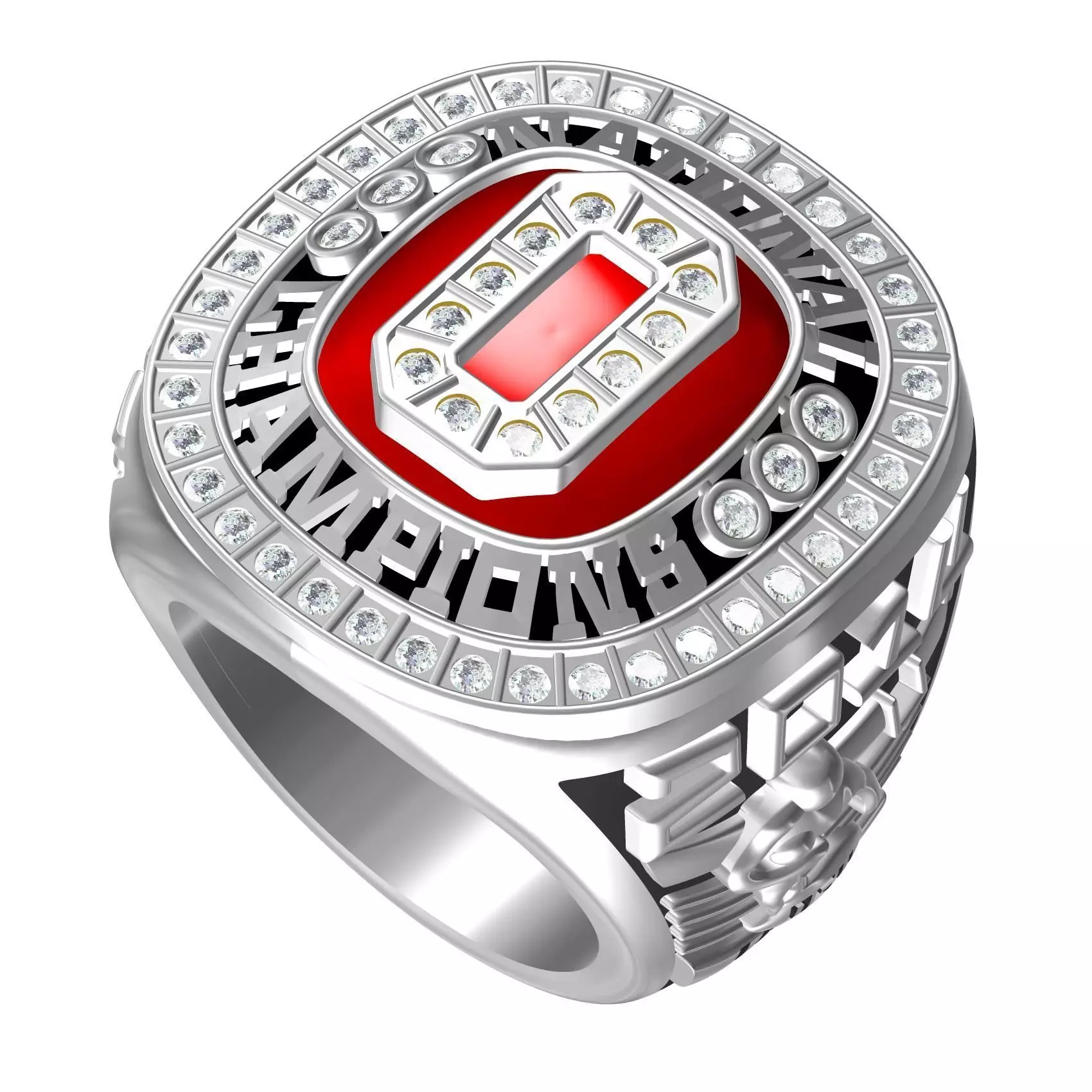 Elliott Championship Ring 3D print model