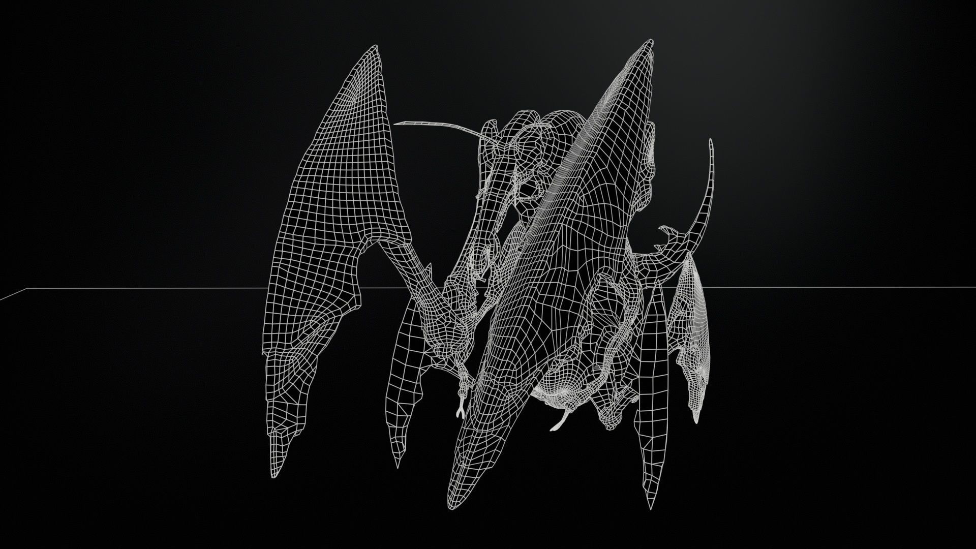 Bogomol Low-poly 3D model_21