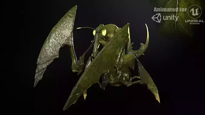 Bogomol Low-poly 3D model