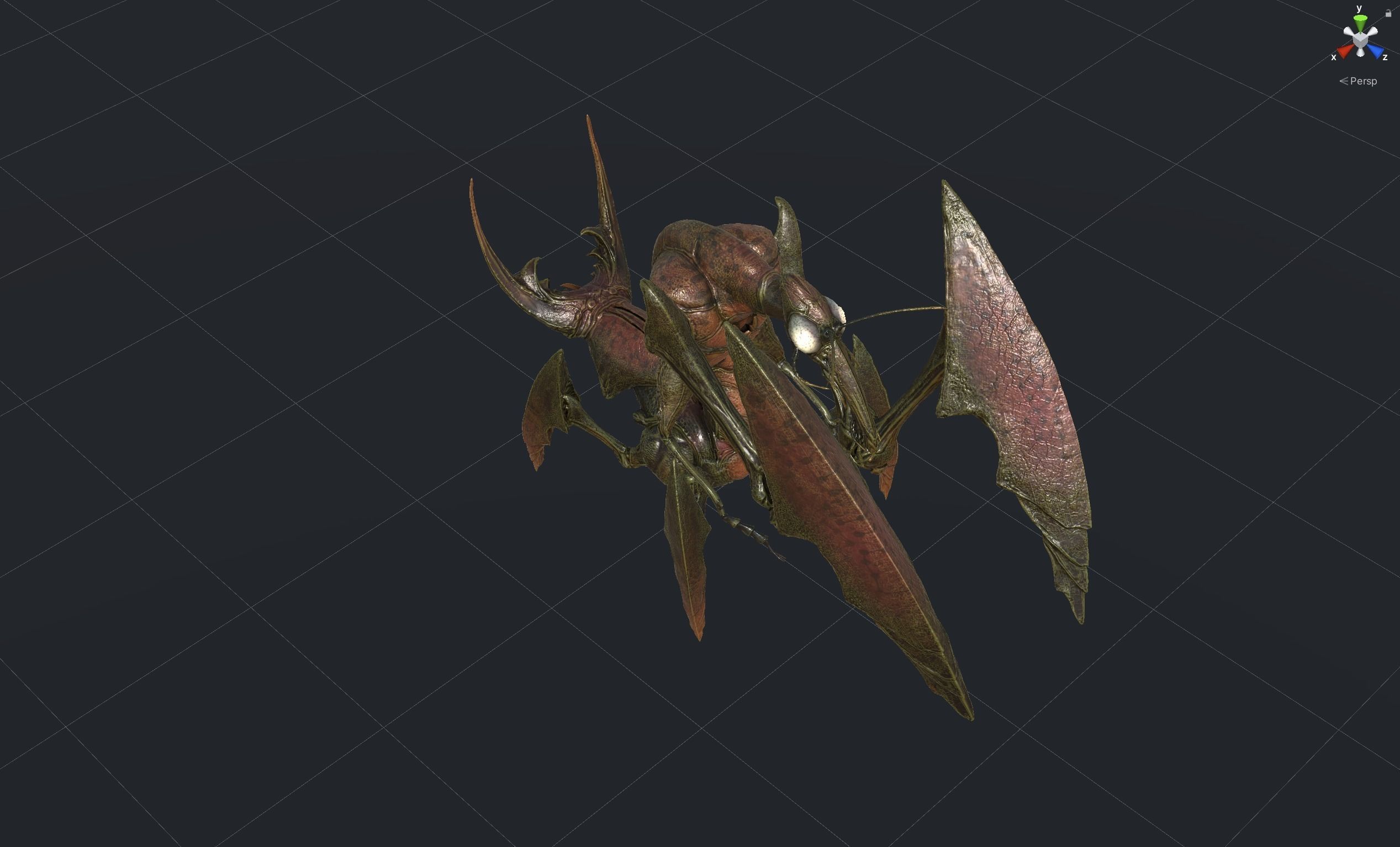 Bogomol Low-poly 3D model_30