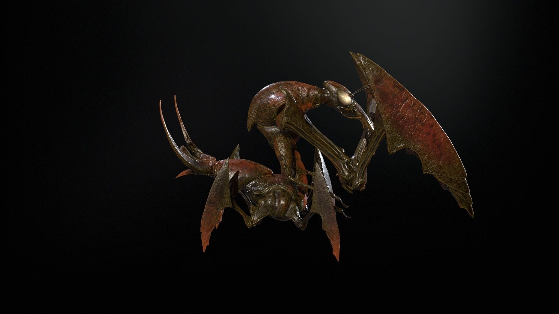 Bogomol Low-poly 3D model_13