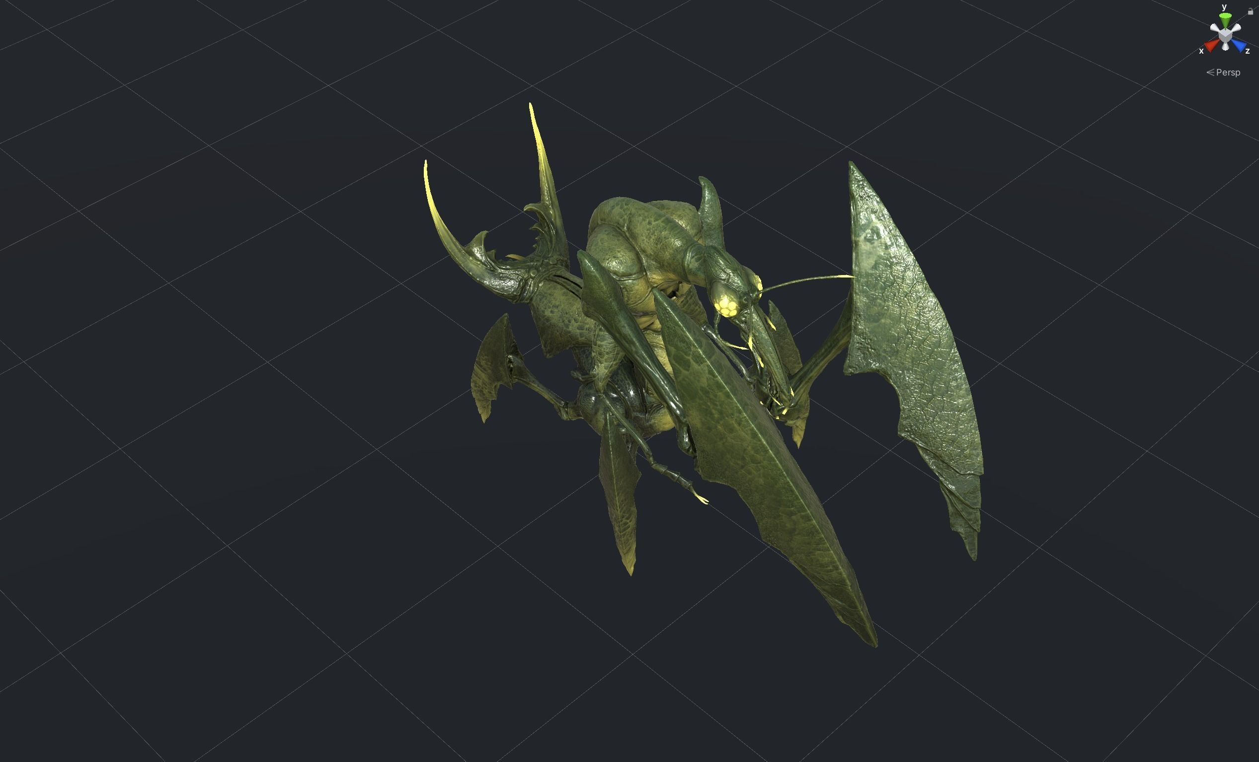 Bogomol Low-poly 3D model_29