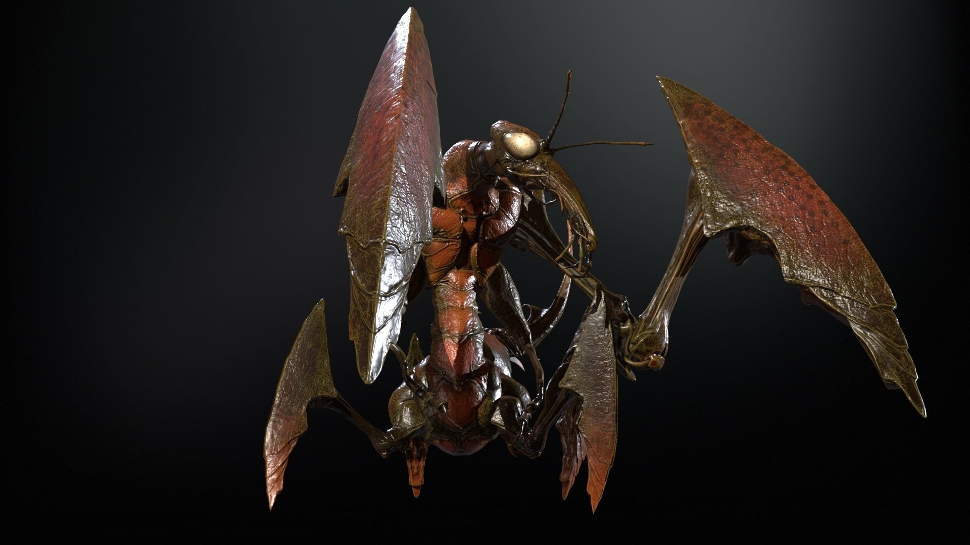 Bogomol Low-poly 3D model_18