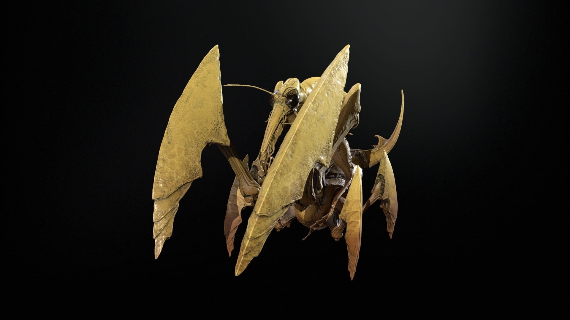 Bogomol Low-poly 3D model_15