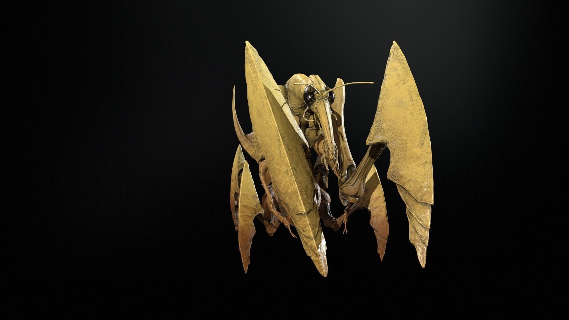 Bogomol Low-poly 3D model_17