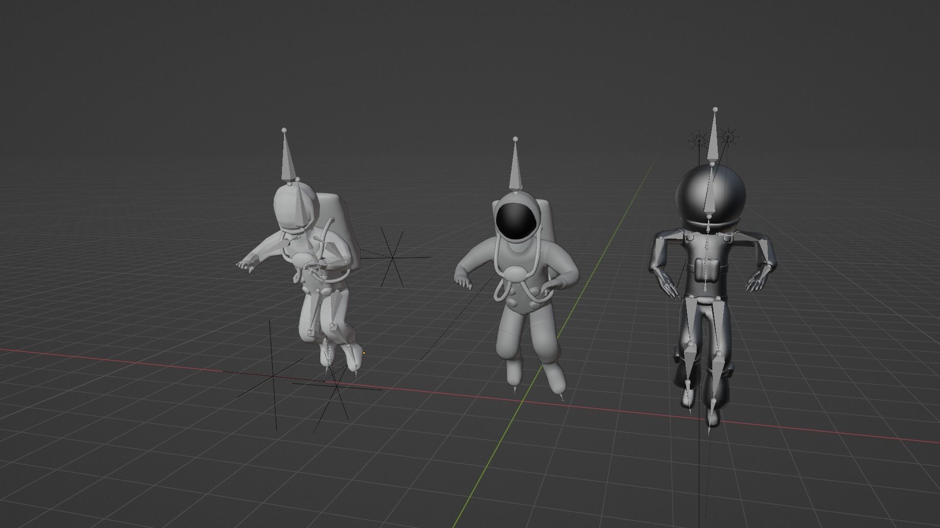 Astronauts 2  3D model_7