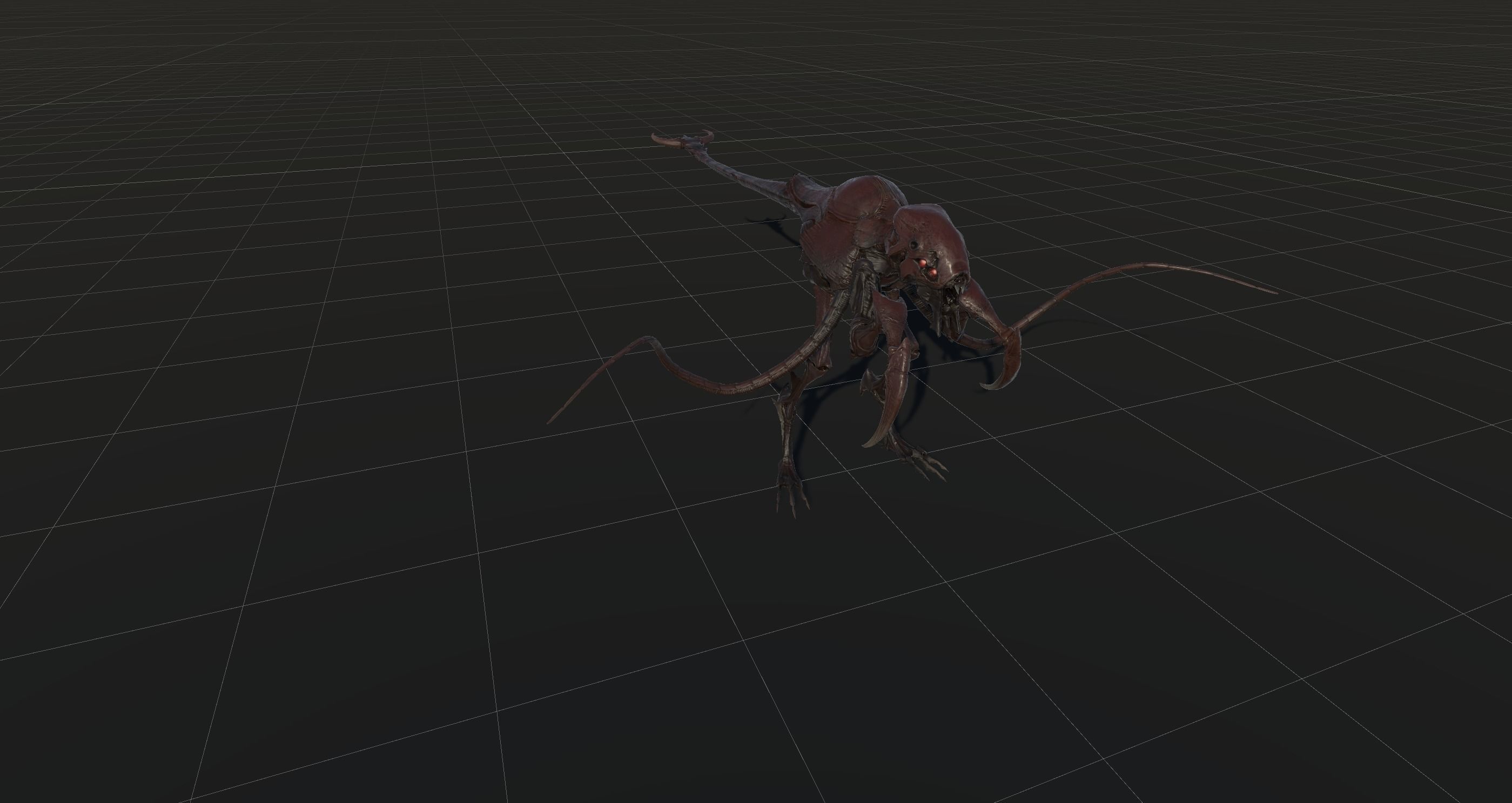 Raptor Low-poly 3D model_36