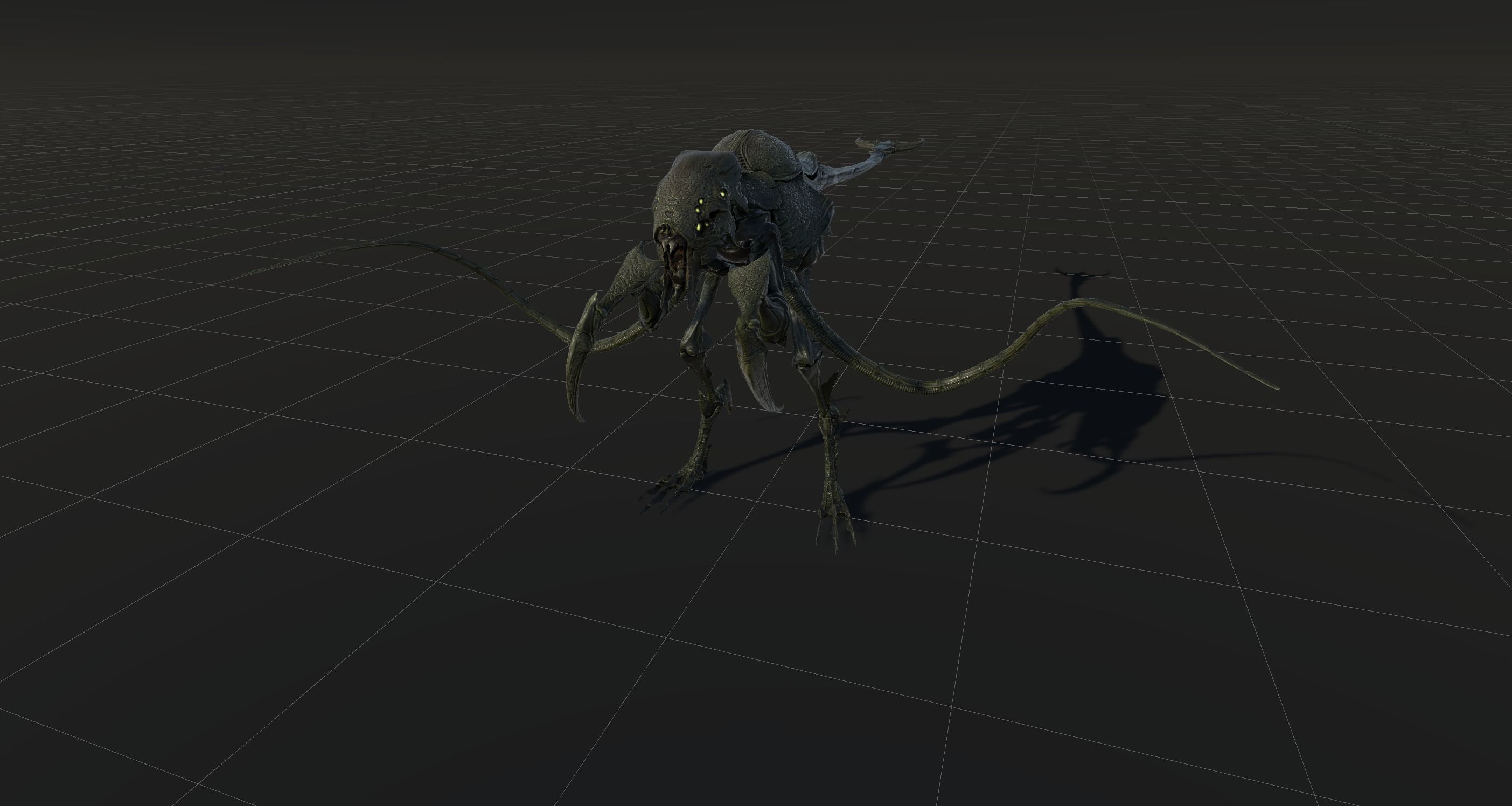 Raptor Low-poly 3D model_34