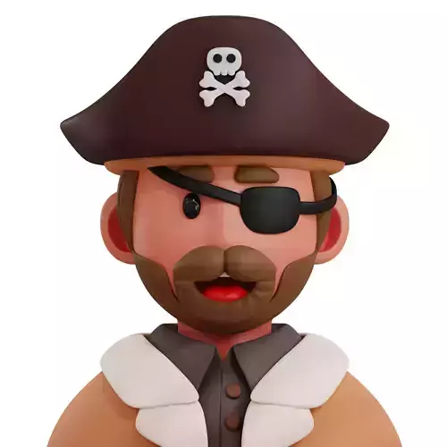 3D Pirate Traditional Costume
