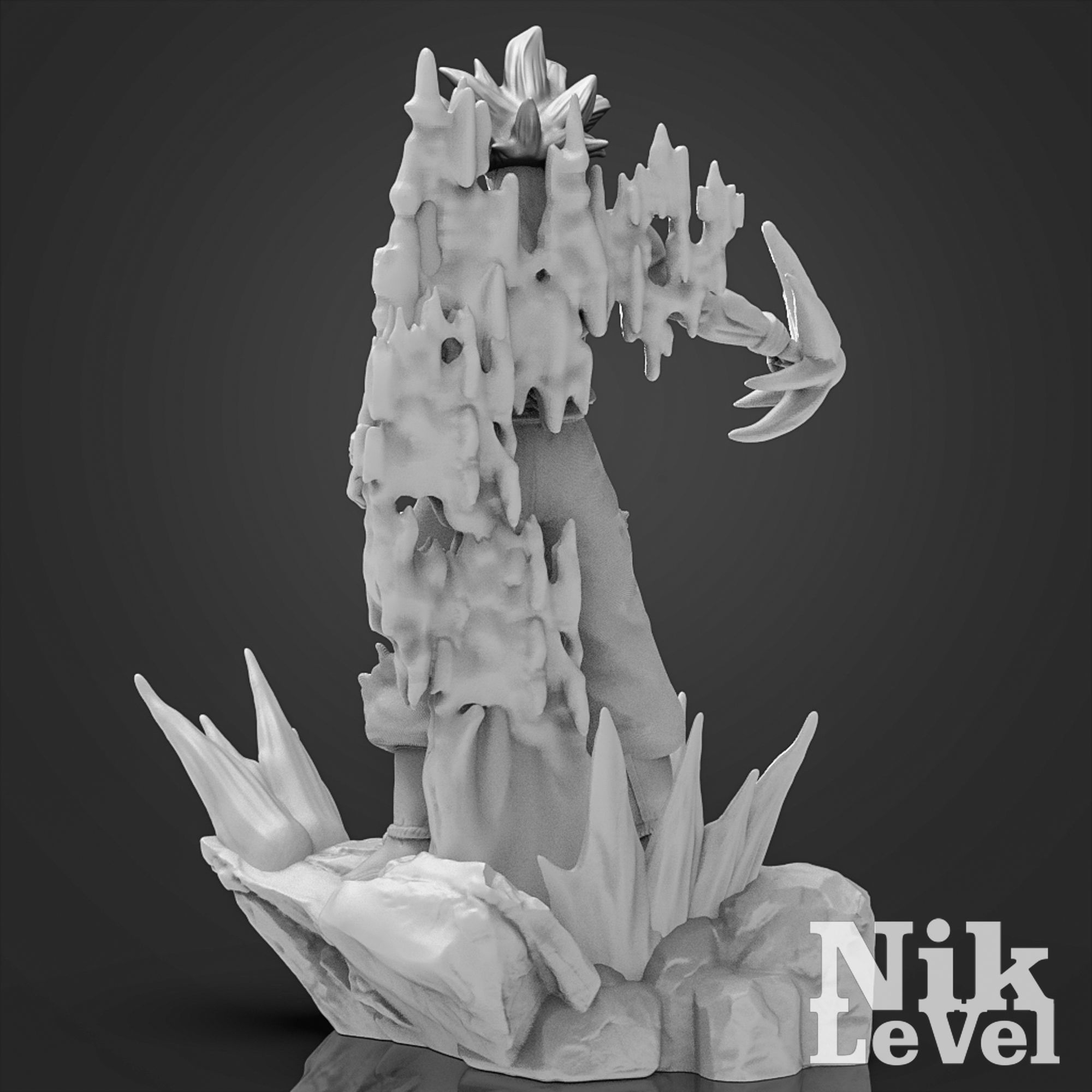 Son Goku Ultra Instinct Dragon Ball 3D Printable  3D print model_19