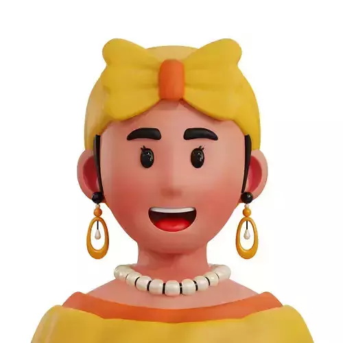 3D Cuban Traditional Costume