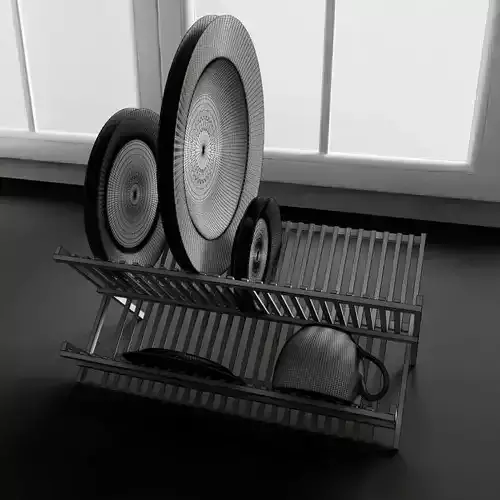 Dish drainer 3D model