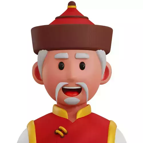 3D Monglian Traditional Costume