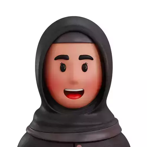 3D Arabian Female Traditional Costume