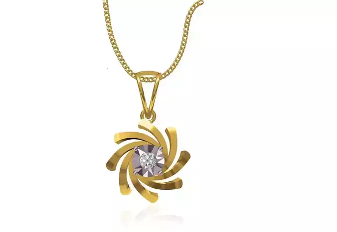 Women Unique Pendant STL JCD Details 3D print model
