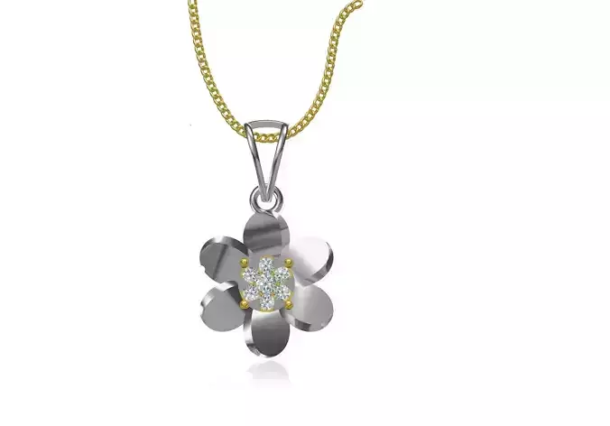 Women Unique Pendant STL JCD Details 3D print model