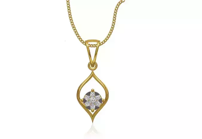 Women Unique Pendant STL JCD Details 3D print model