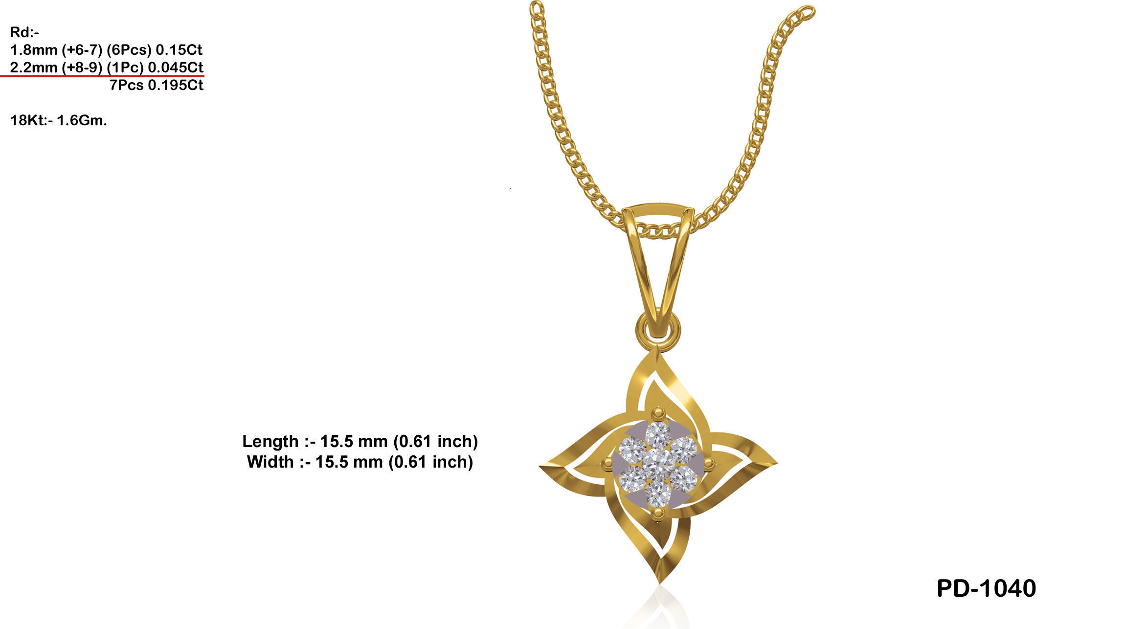 Women Unique Pendant STL JCD Details 3D print model_1