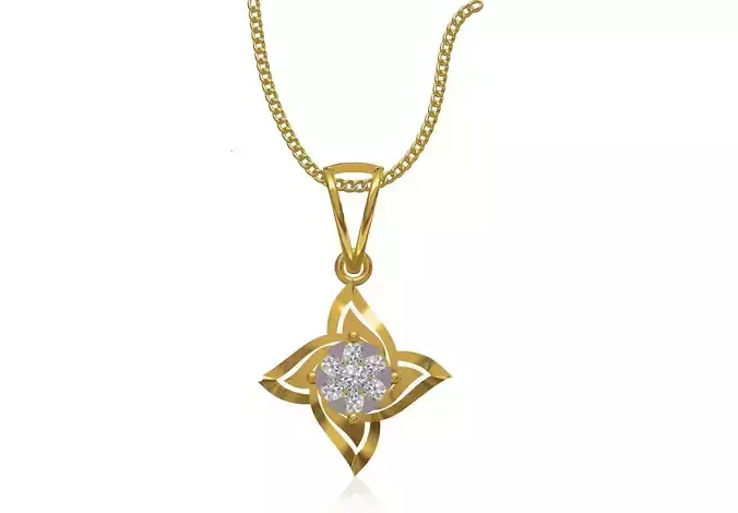 Women Unique Pendant STL JCD Details 3D print model