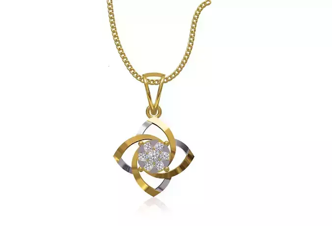 Women Unique Pendant STL JCD Details 3D print model