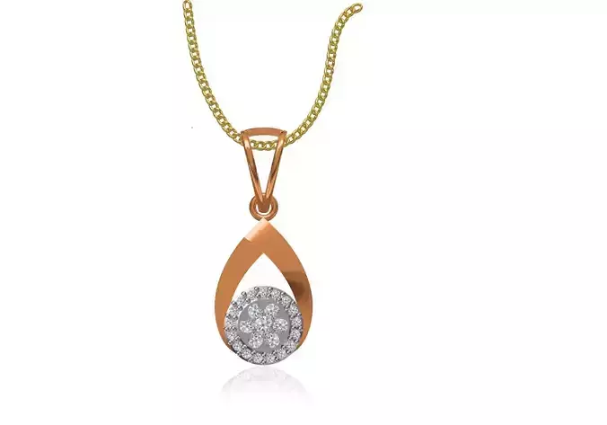 Women Unique Pendant STL JCD Details 3D print model