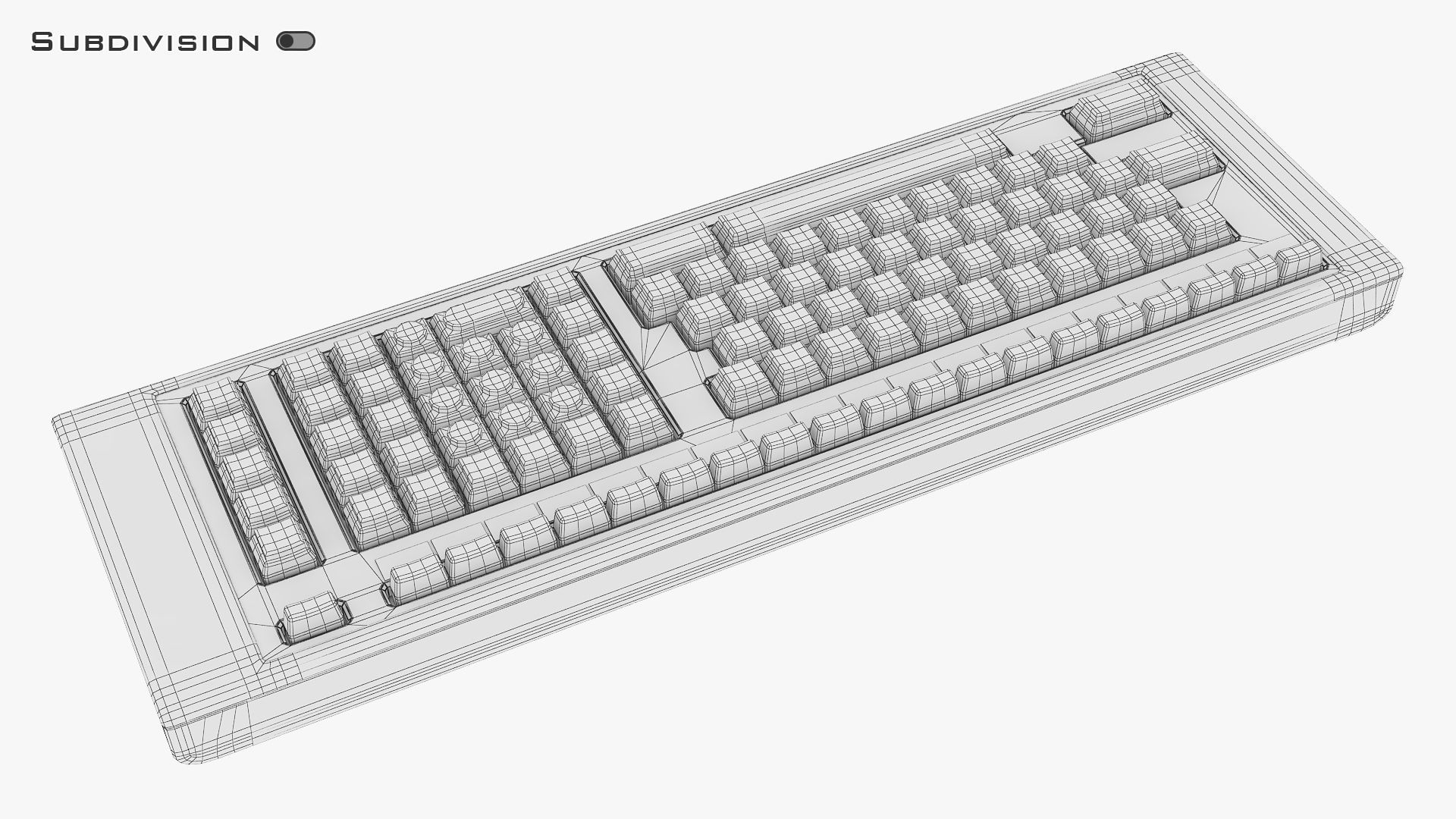 Keyboard v 1 3D model_19