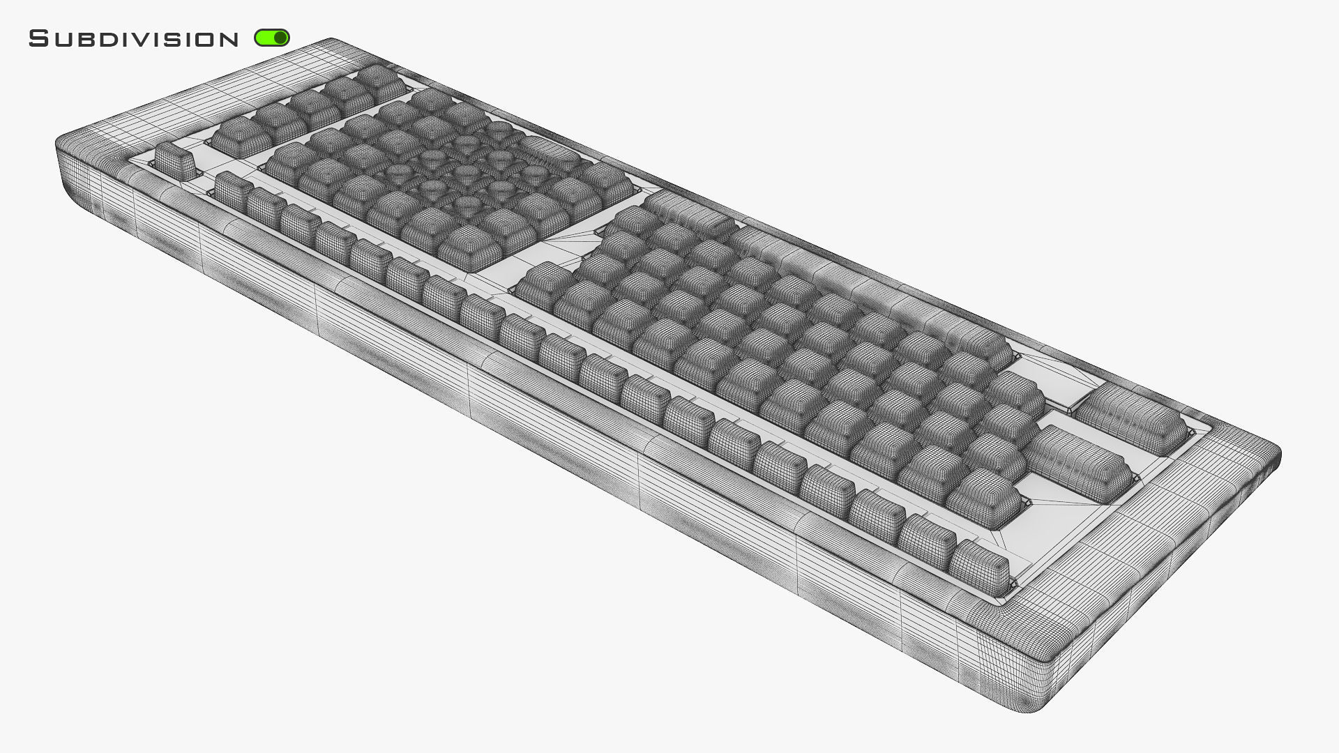 Keyboard v 1 3D model_14