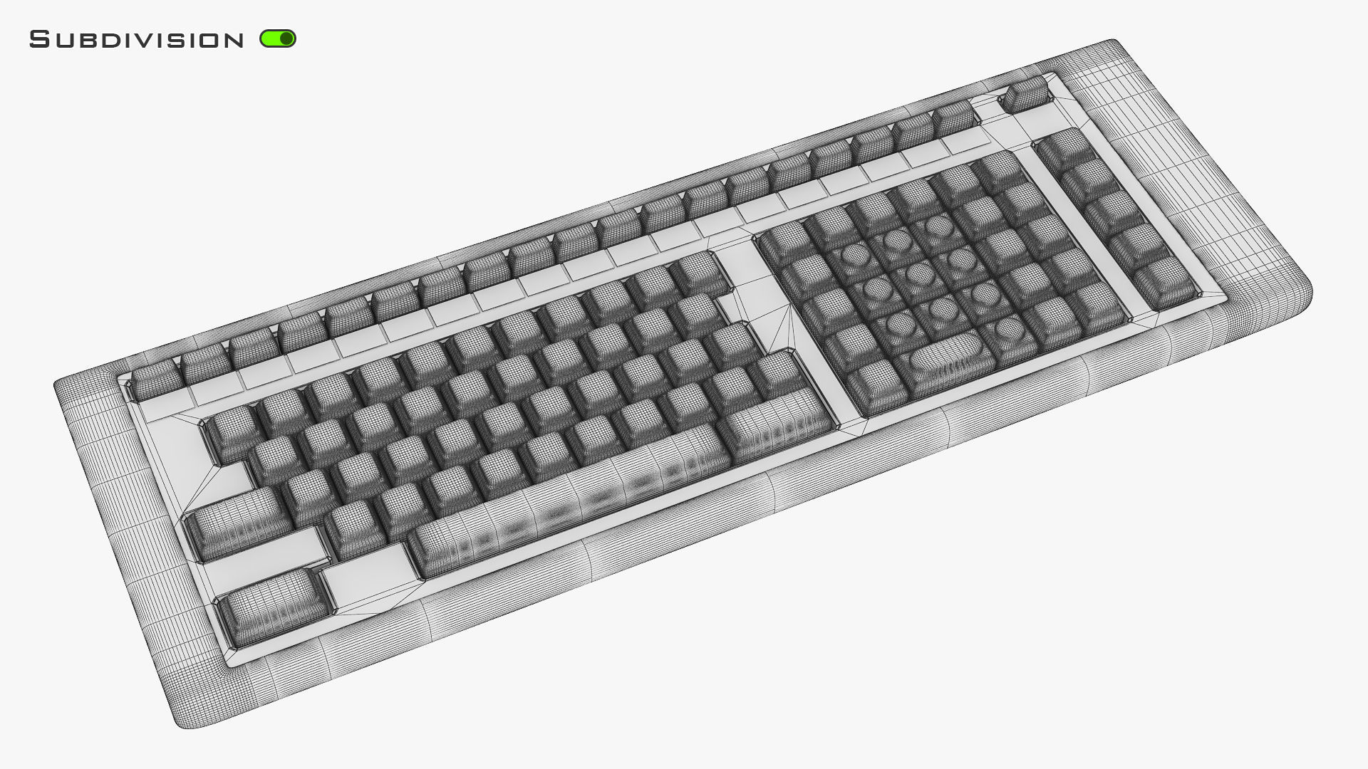 Keyboard v 1 3D model_16