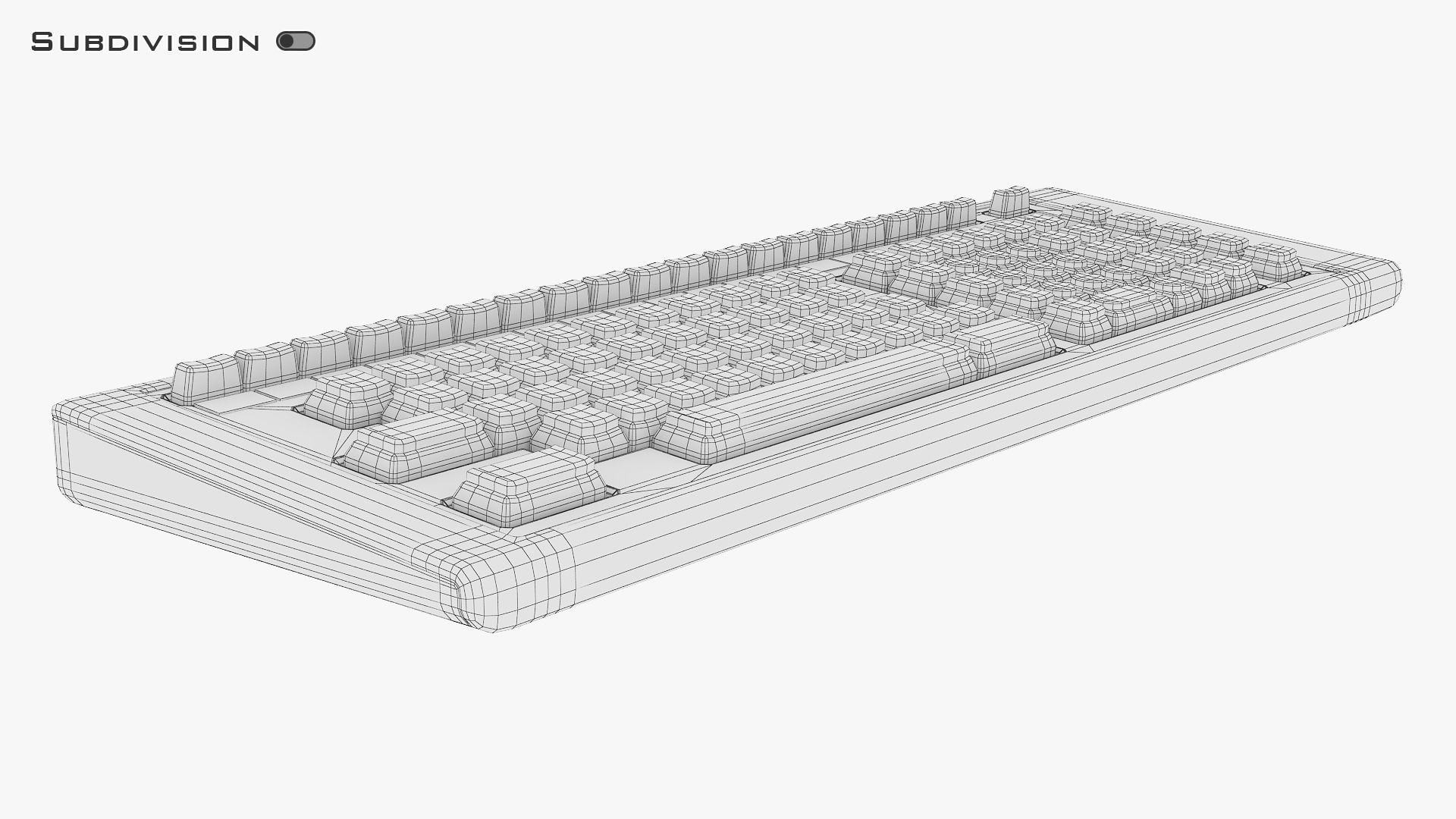 Keyboard v 1 3D model_23