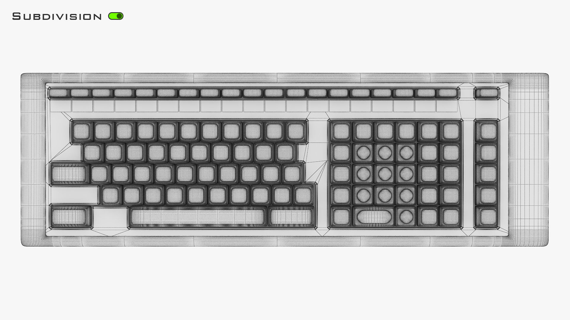 Keyboard v 1 3D model_30