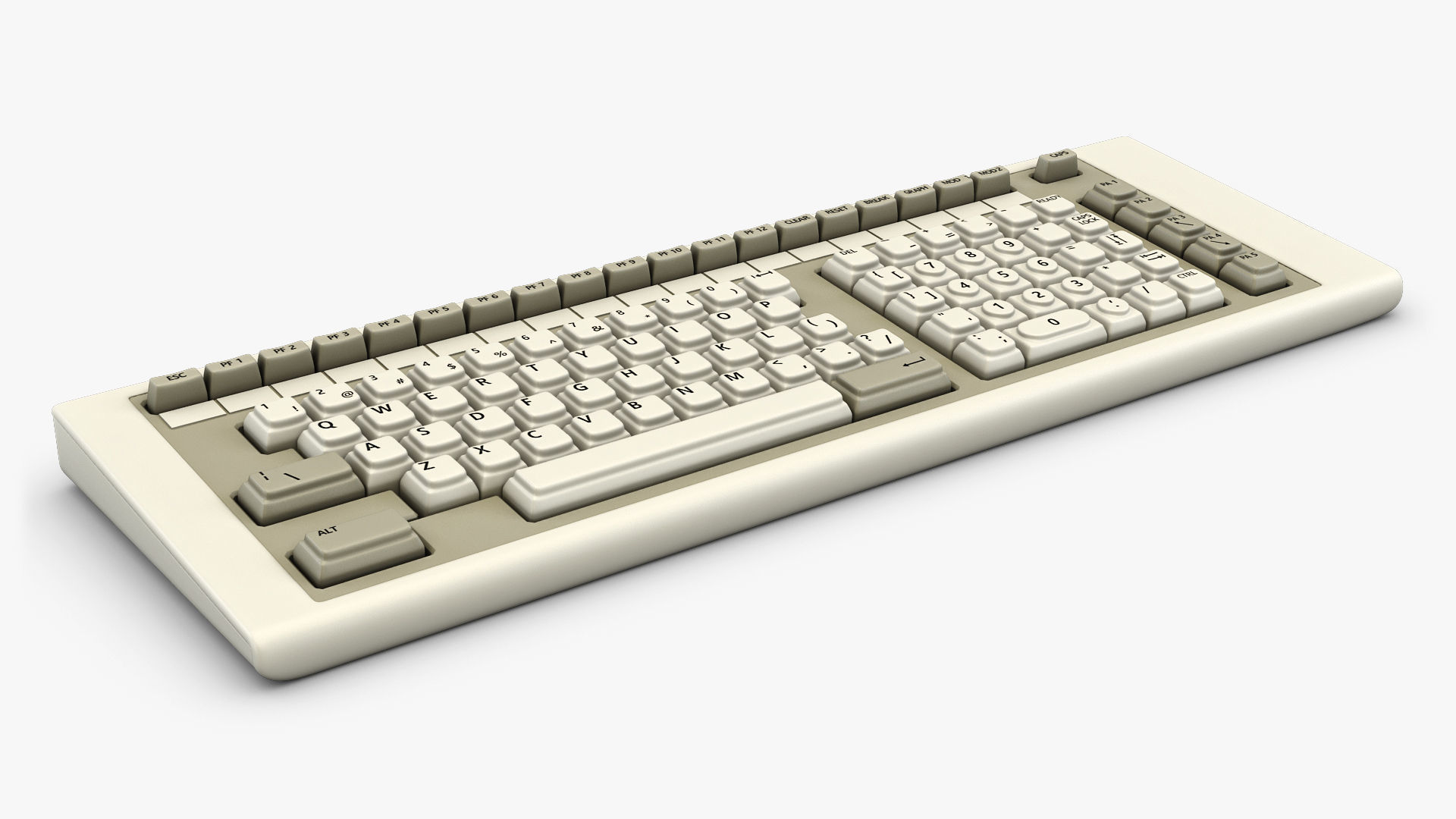 Keyboard v 1 3D model_5