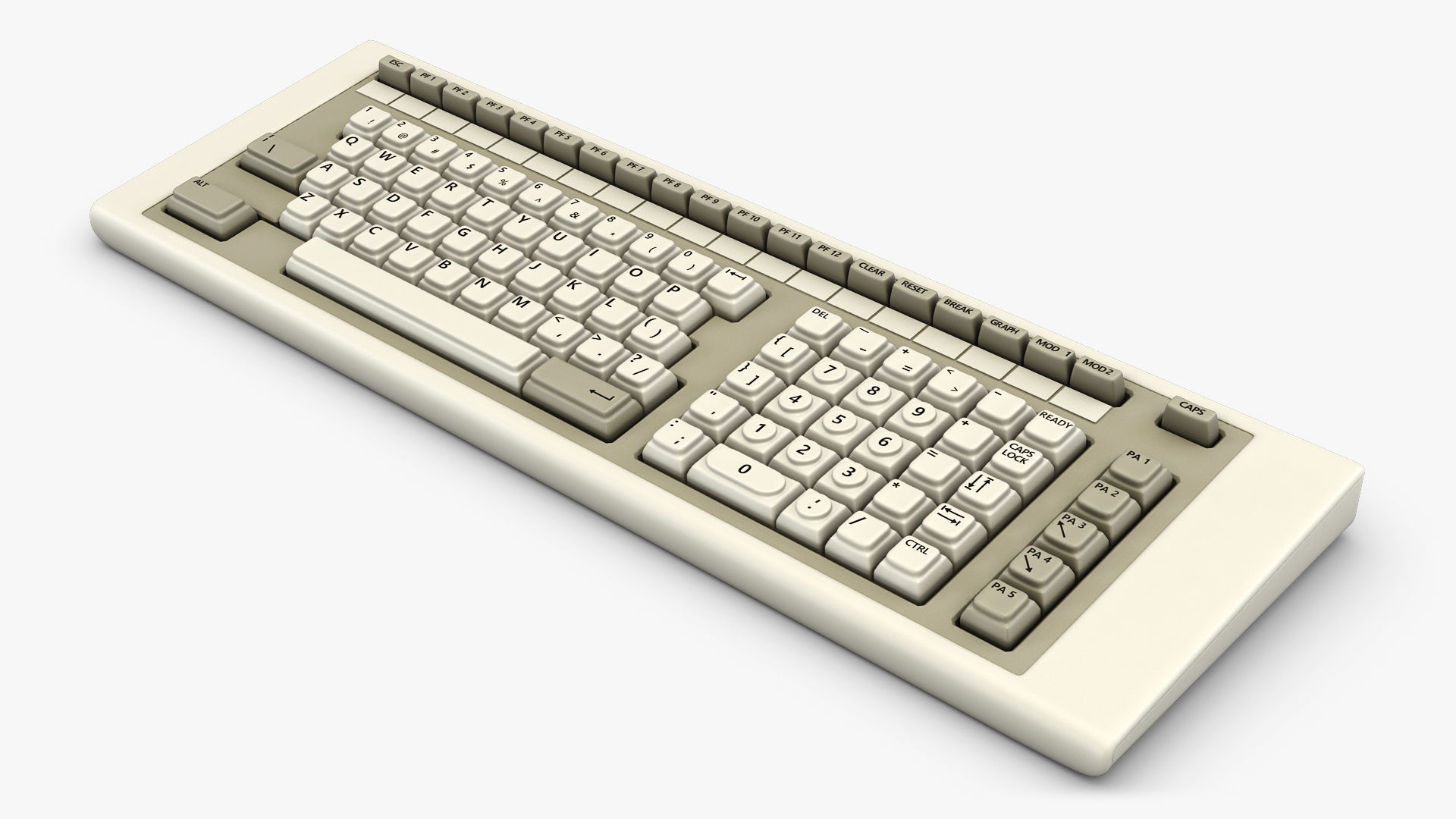 Keyboard v 1 3D model_1