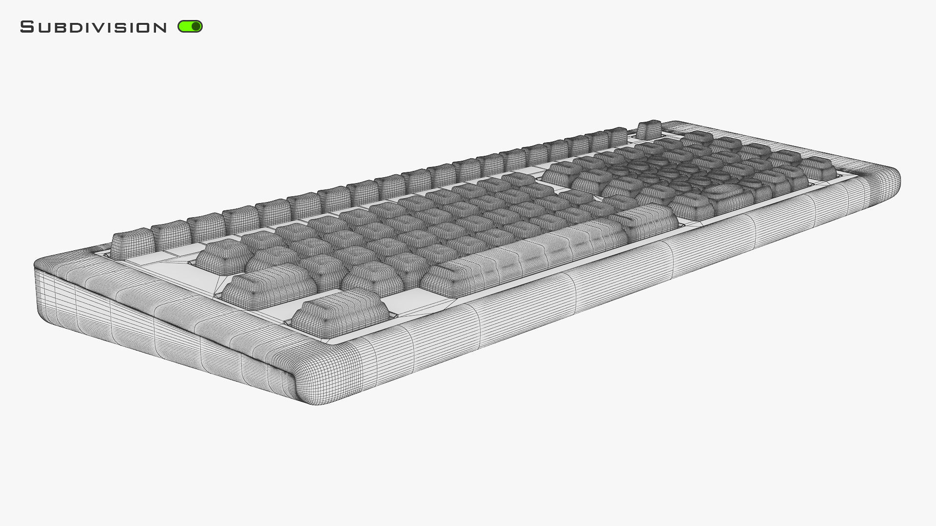 Keyboard v 1 3D model_22