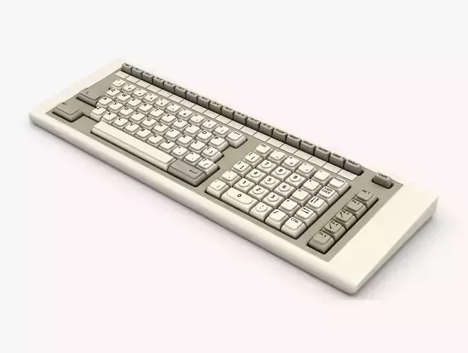 Keyboard v 1 3D model