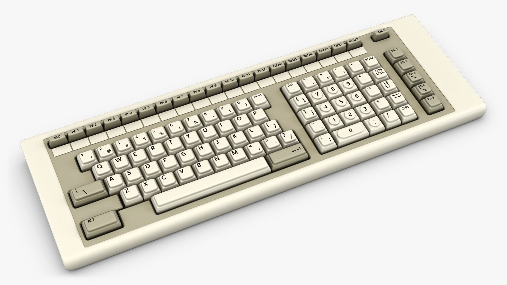 Keyboard v 1 3D model_3