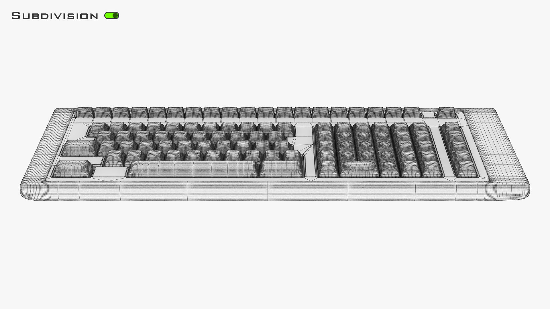 Keyboard v 1 3D model_28