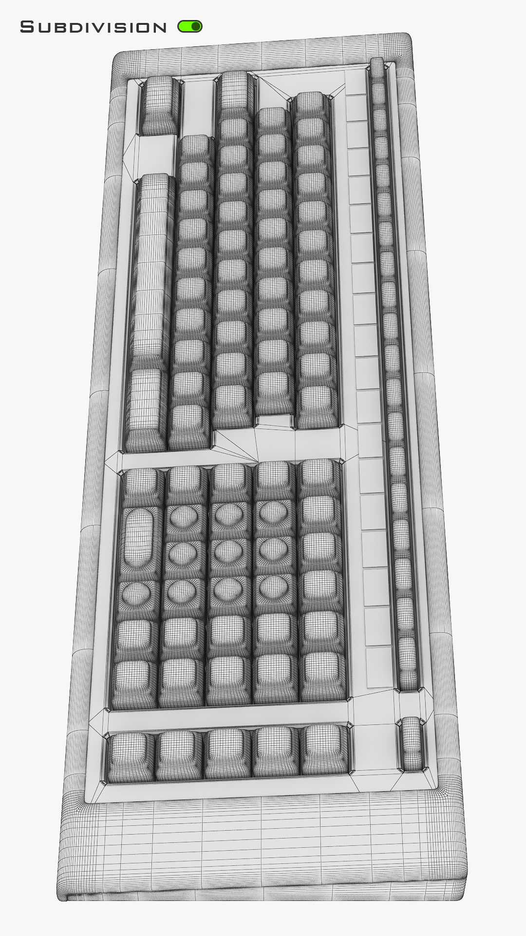 Keyboard v 1 3D model_24