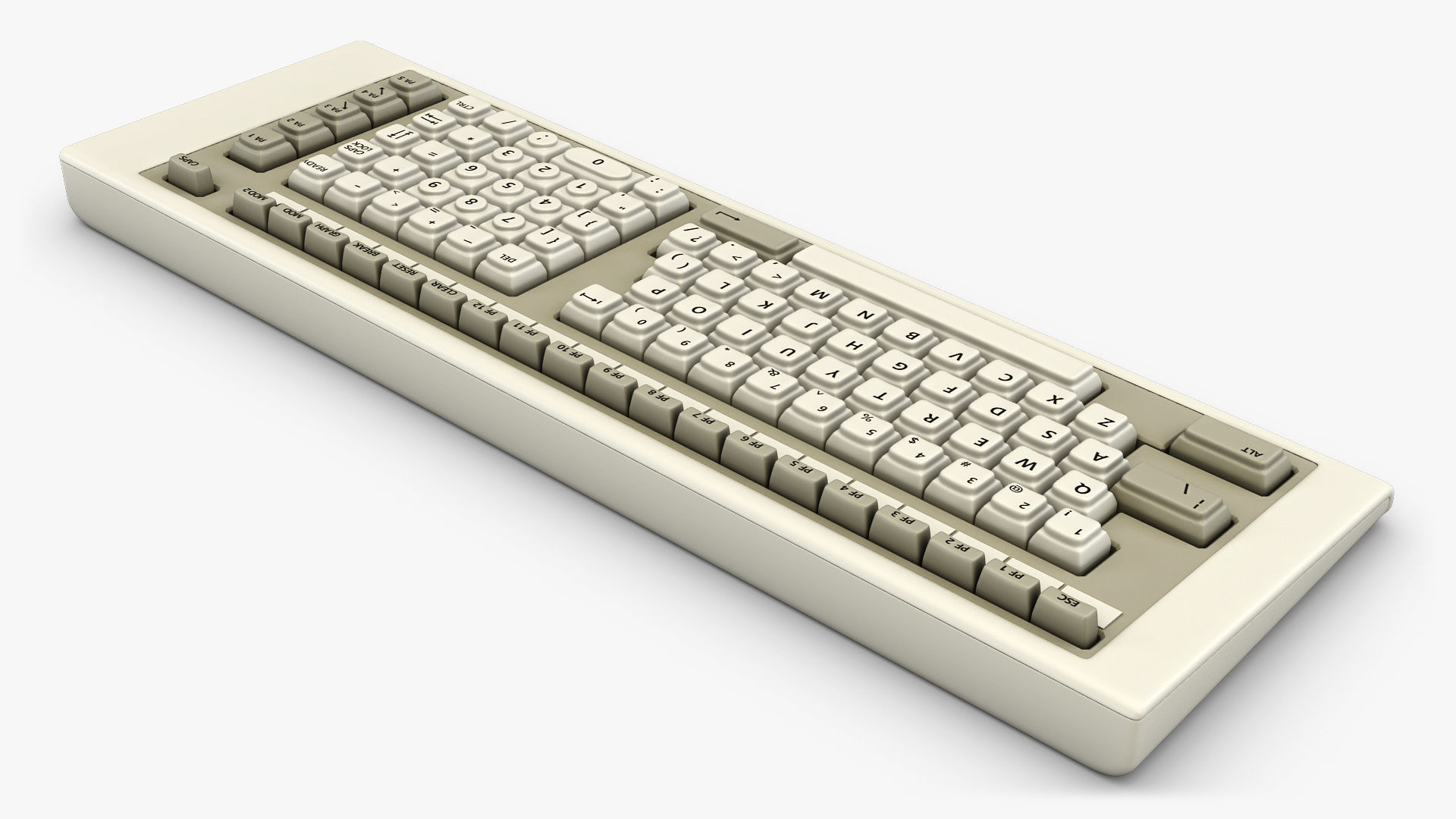 Keyboard v 1 3D model_2