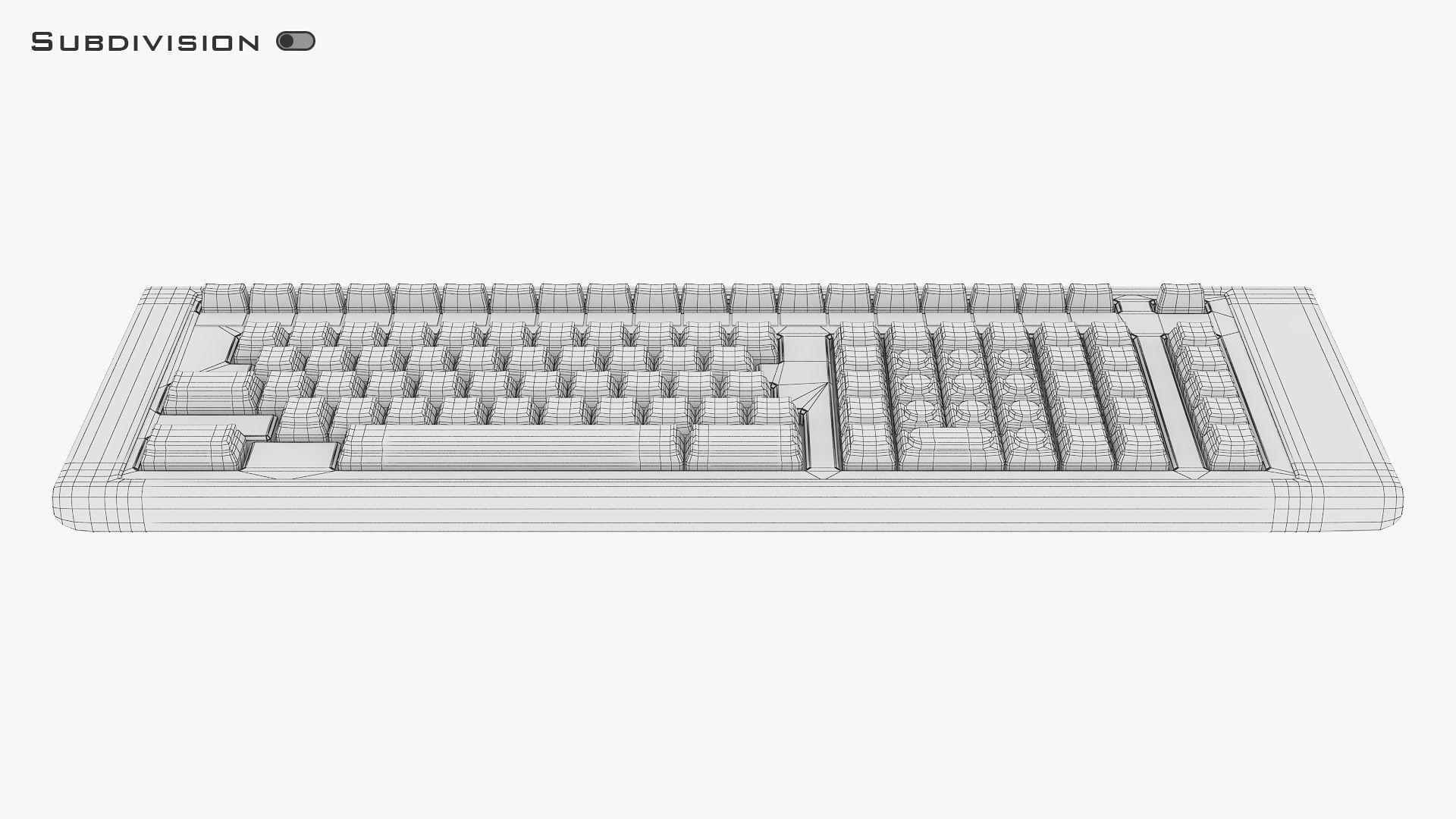 Keyboard v 1 3D model_29