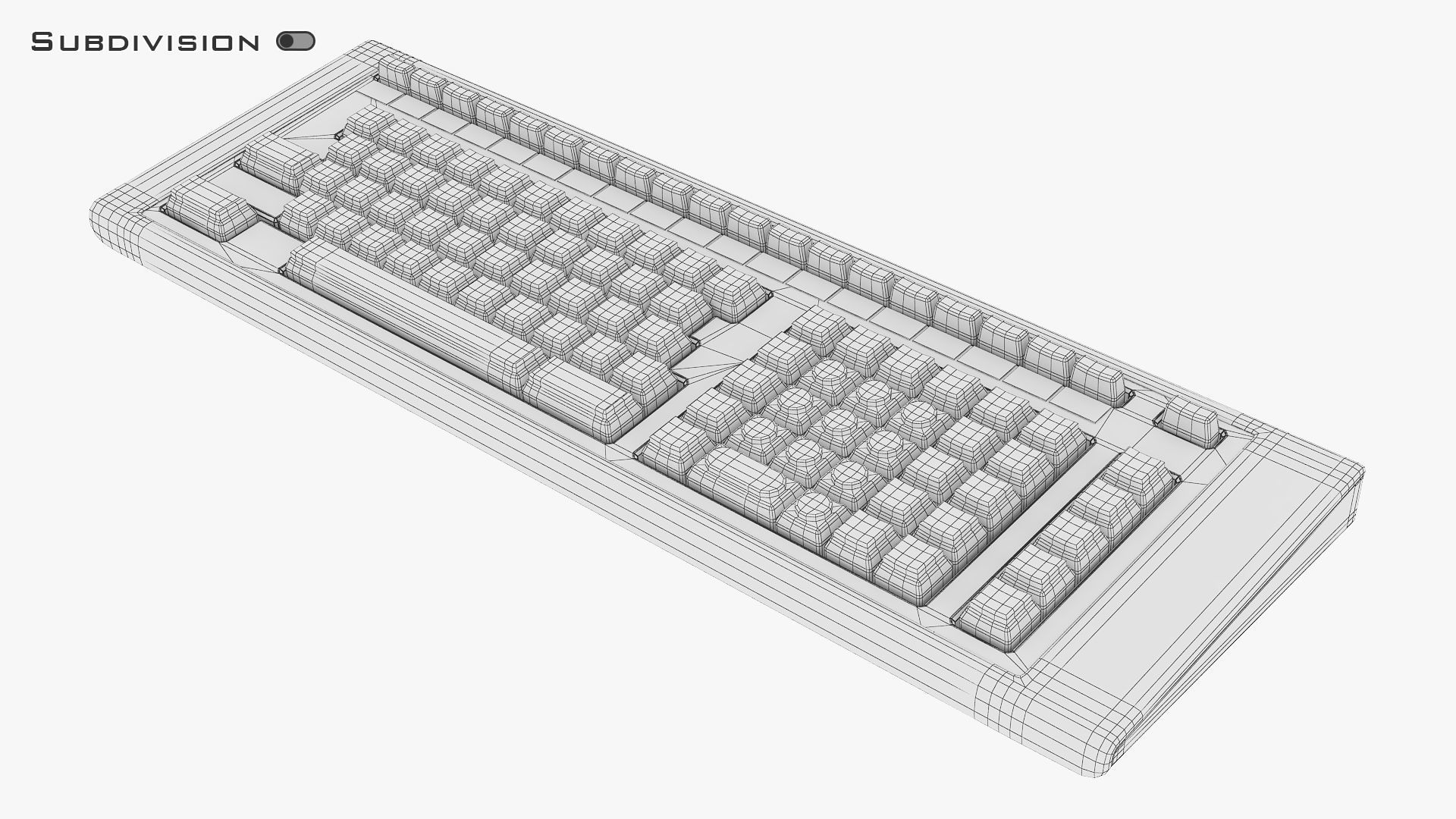 Keyboard v 1 3D model_13