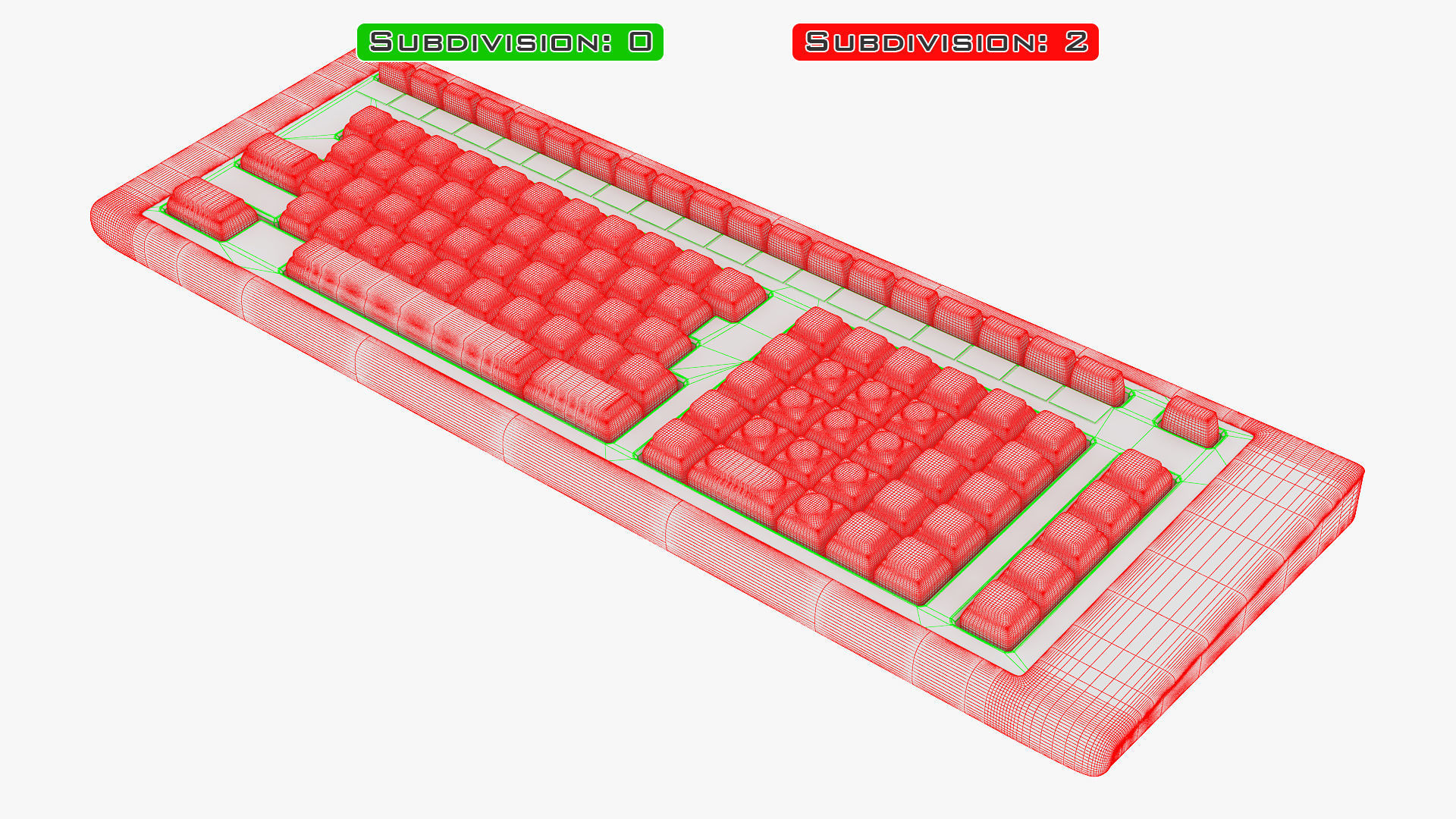 Keyboard v 1 3D model_34