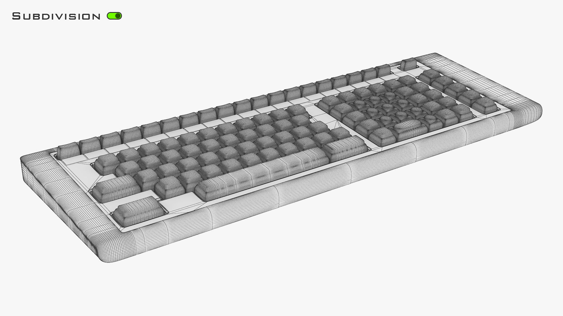 Keyboard v 1 3D model_20